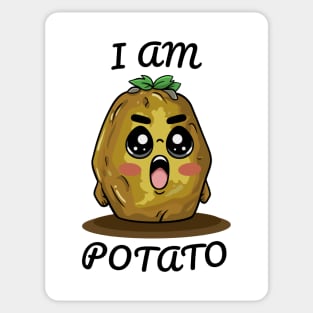 Funny Potato, I am Potato Sticker